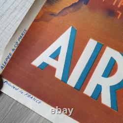 Ancienne Affiche ORIGINALE AIR FRANCE EUROPE par FALCUCCI