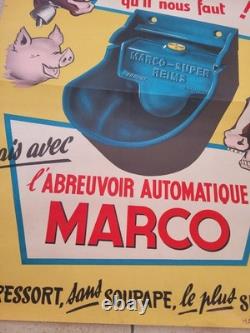 Ancienne Affiche Publicitaire Agricole