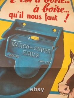 Ancienne Affiche Publicitaire Agricole