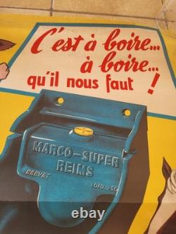 Ancienne Affiche Publicitaire Agricole