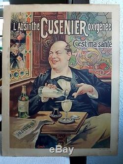 Ancienne Affiche Tamagno Bistrot Oxygenee Cusenier L Absinthe C Est La Sante