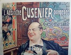 Ancienne Affiche Tamagno Bistrot Oxygenee Cusenier L Absinthe C Est La Sante