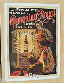 Ancienne Affiche publicitaire QUINQUINA ROYAL par Ogé