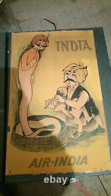 Ancienne affiche Air India