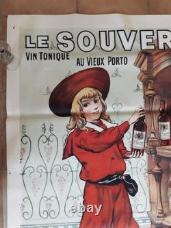 Ancienne affiche originale LE SOUVERAIN de Paul Bergé imp Camis début Xxème