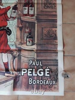 Ancienne affiche originale LE SOUVERAIN de Paul Bergé imp Camis début Xxème