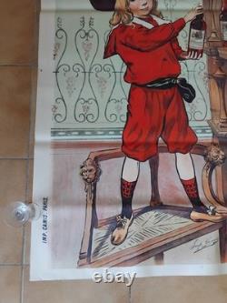 Ancienne affiche originale LE SOUVERAIN de Paul Bergé imp Camis début Xxème