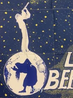 Ancienne affiche originale théâtre Avignon chêne noir La Befana Gérard GELAS