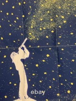 Ancienne affiche originale théâtre Avignon chêne noir La Befana Gérard GELAS