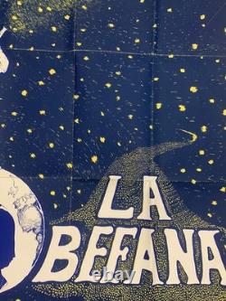 Ancienne affiche originale théâtre Avignon chêne noir La Befana Gérard GELAS
