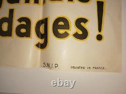 Ancienne affiche publicitaire Chaussettes Stemm de la Laine du Pingouin 160x120