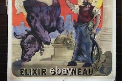 Ancienne affiche publicitaire Elixir Godineau