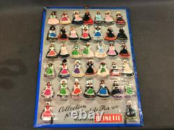 Ancienne affiche sur carton publicitaire biscottes Reinette pub commerce