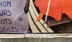 Ancienne grande affiche Monaco par Grün 70's