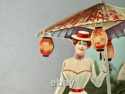 Ancienne publicité avec calendrier 1902 Au sans pareille Chaussures Amiens