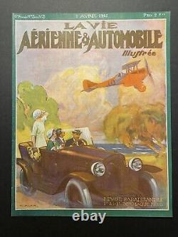 Art Cover, ? Affichette, Aviation, ? Document Années 20, revue ancienne