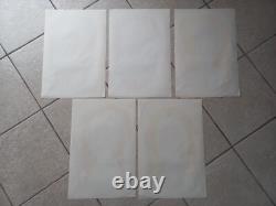 Aslan Lot De 5 Affiches / Posters Dessins Au Crayon Papier Sur Fond Couleur