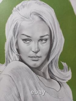 Aslan Lot De 5 Affiches / Posters Dessins Au Crayon Papier Sur Fond Couleur