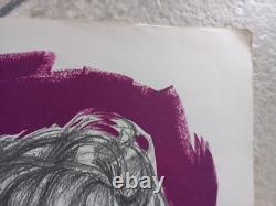 Aslan Lot De 5 Affiches / Posters Dessins Au Crayon Papier Sur Fond Couleur