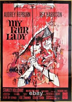 Audrey Hepburn MY FAIR LADY George Cukor Affiche Originale 120x160 cm Peak
