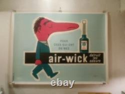 Authentique Affiche Ancienne Air-wick Par Raymond Savignac