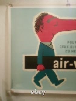 Authentique Affiche Ancienne Air-wick Par Raymond Savignac