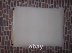 Authentique Affiche Ancienne Aluminium