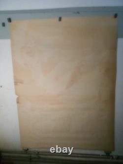 Authentique Affiche Ancienne Armagnac Barnabe
