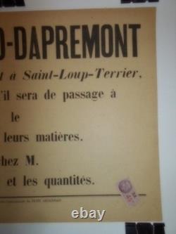 Authentique Affiche Ancienne Bouilleur De Cru