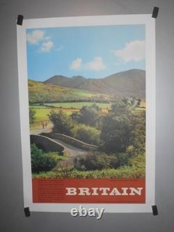 Authentique Affiche Ancienne Britain