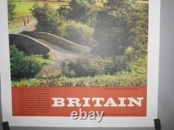 Authentique Affiche Ancienne Britain