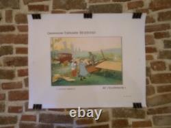 Authentique Affiche Ancienne Champagne Edouard Besserat Ay (champagne)
