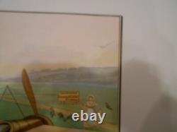 Authentique Affiche Ancienne Champagne Edouard Besserat Ay (champagne)