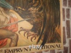 Authentique Affiche Ancienne D'emprunt Credit Lyonnais