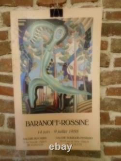 Authentique Affiche Ancienne De Galerie