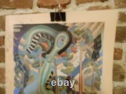 Authentique Affiche Ancienne De Galerie