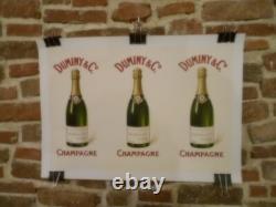 Authentique Affiche Ancienne Duminy Et Cie 3 Bouteille