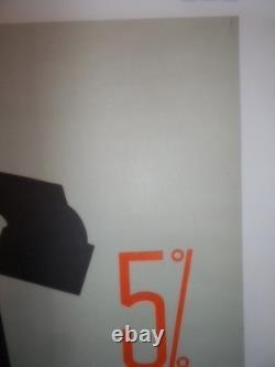 Authentique Affiche Ancienne Emprunt 5% Ptt 1964