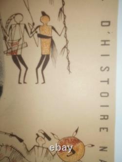 Authentique Affiche Ancienne Ethnographie