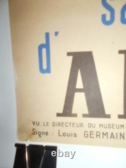 Authentique Affiche Ancienne Ethnographie