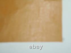 Authentique Affiche Ancienne Ethnographie De Madagascar