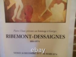 Authentique Affiche Ancienne Georges Ribemont-dessaignes