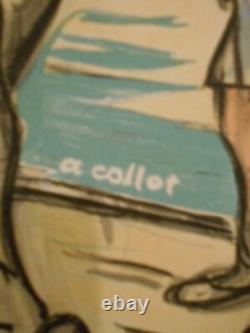 Authentique Affiche Ancienne IL A Un Vaurien