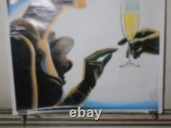 Authentique Affiche Ancienne L'instant Taittinger