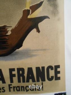 Authentique Affiche Ancienne Le Secours National