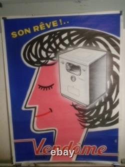 Authentique Affiche Ancienne Machine A Laver Vendome Authentique Affiche Ancienne Machine A Laver Vendome