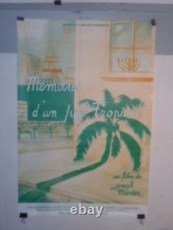 Authentique Affiche Ancienne Memoires D'un Juif Tropical