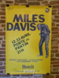 Authentique Affiche Ancienne Miles Davis