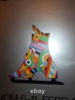 Authentique Affiche Ancienne Patinage Artistique A Cologne En 1973