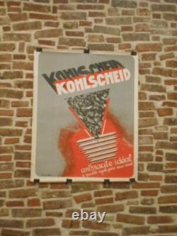 Authentique Affiche Ancienne Photomontage Kohlscheid